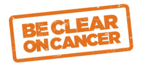 be clear on cancer banner